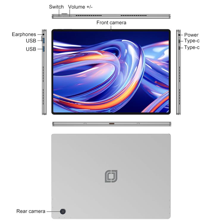 Jumper EZpad V13 Tablet PC, 16GB+512GB, No Keyboard, 13 inch Windows 11 OS Intel Jasper Lake N5095 Quad Core, US Plug - Jumper by jumper | Online Shopping UK | buy2fix