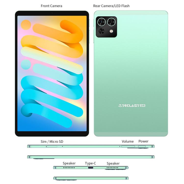 Teclast M50 Mini WiFi Tablet PC, 4GB+128GB, 8.7 inch Android 15 Unisoc T606 Octa Core - TECLAST by TECLAST | Online Shopping UK | buy2fix