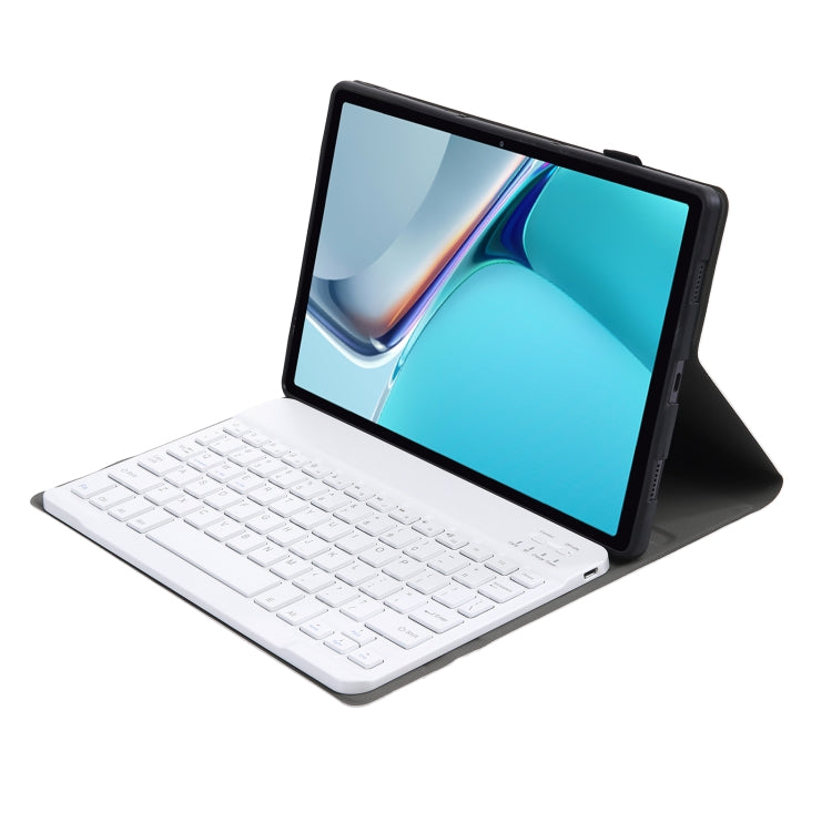 AW11 Detachable Lambskin Texture Ultra-thin TPU Bluetooth Keyboard Leather Tablet Case with Stand For Huawei MatePad 11 2021(Gold) by buy2fix