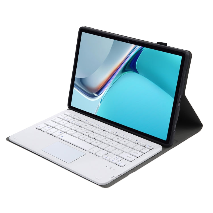 AW11-A Detachable Lambskin Texture Ultra-thin TPU Bluetooth Keyboard Leather Tablet Case with Touchpad & Stand For Huawei MatePad 11 2021(Gold) by buy2fix