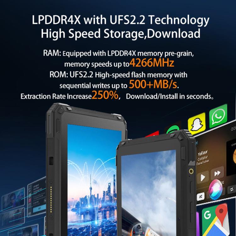 CENAVA A88ST IP68 Rugged Tablet PC, 4GB+64GB, 8 inch Android 11 MTK6771 Octa Core, 4G Network, UK Plug - CENAVA by CENAVA | Online Shopping UK | buy2fix