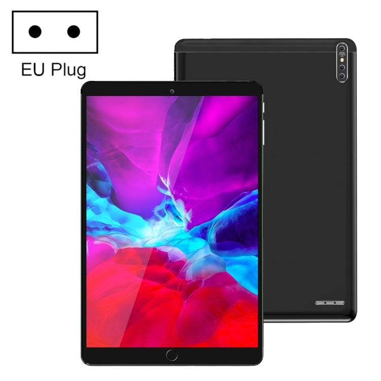 P30 3G Phone Call Tablet PC, 10.1 inch, 2GB+16GB, Android 7.0 MTK6735 Quad-core ARM Cortex A53 1.3GHz, Support WiFi / Bluetooth / GPS, EU Plug(Black) - 10.1 inch by buy2fix | Online Shopping UK | buy2fix