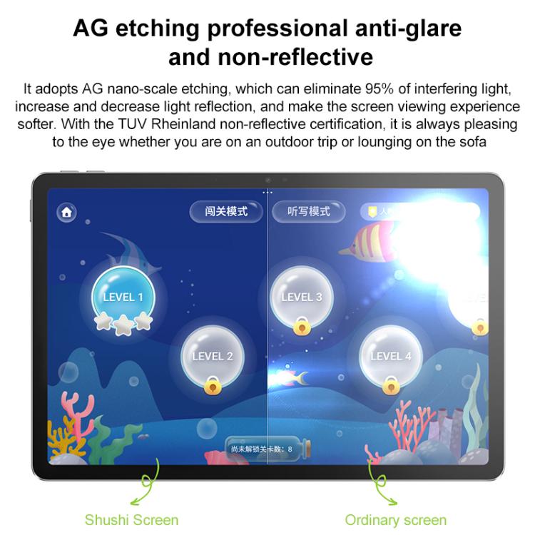 Lenovo Xiaoxin Pad 11 Soft Light Screen, 11 inch WiFi Tablet, 8GB+128GB, Android 15, MediaTek Dimensity 6300 Octa Core,US Plug (Grey) - Lenovo by Lenovo | Online Shopping UK | buy2fix