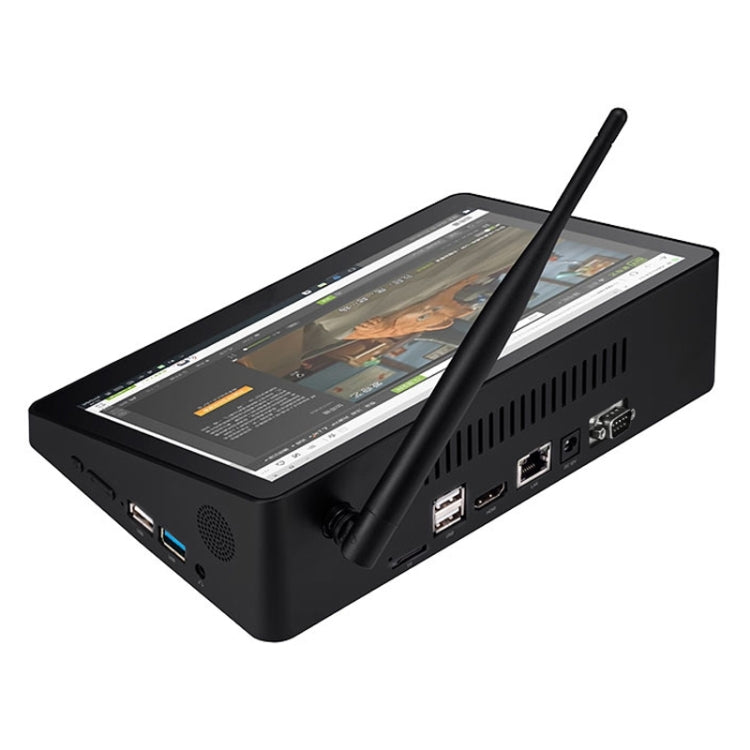 PiPo H10PRO All-in-One Mini PC, 10.1 inch, 8GB+128GB+128GB, Windows 11 Intel Alder Lake N100 Quad Core, US Plug (Black) - PiPO by PiPo | Online Shopping UK | buy2fix