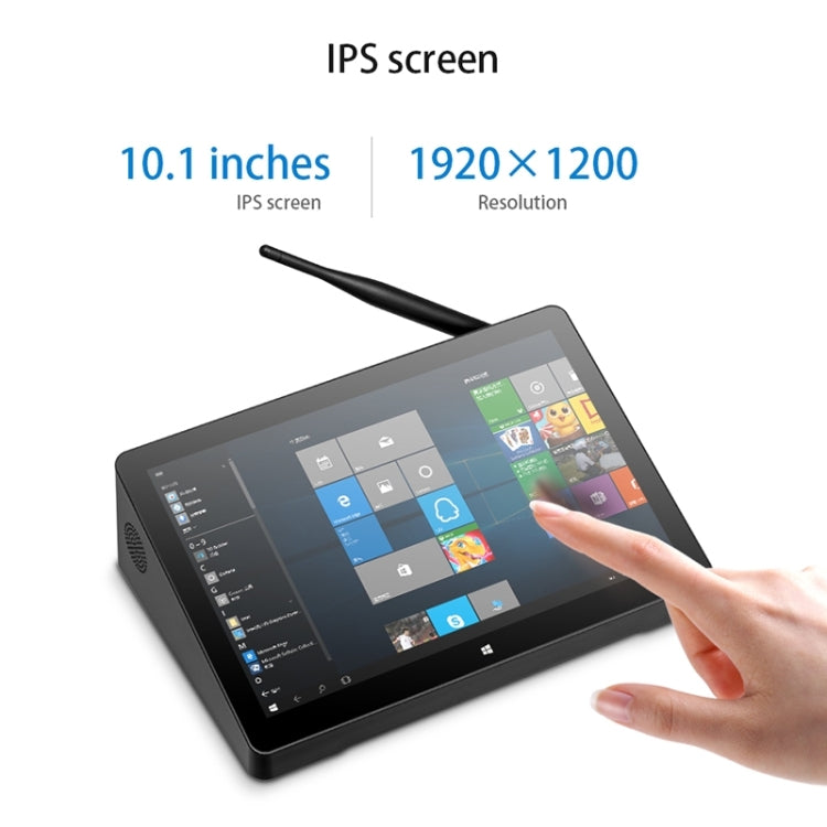 PiPo H10PRO All-in-One Mini PC, 10.1 inch, 16GB+128GB, Windows 11 Intel Alder Lake N100 Quad Core, US Plug(Black) - PiPO by PiPo | Online Shopping UK | buy2fix