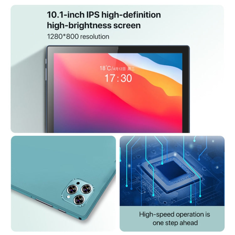 Y22 10.1 inch Smart Learning Tablet PC, 4GB+32GB, Android 10 MTK6755 Octa Core, 4G Network, US Plug (Light Green) - 10.1 inch by buy2fix | Online Shopping UK | buy2fix