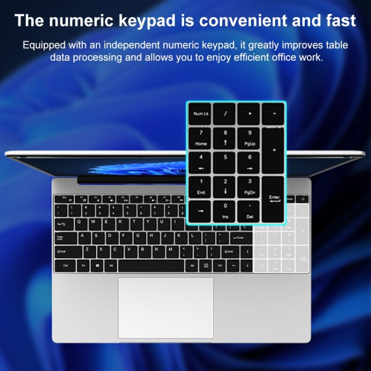 Jumper EZbook S7 Hi 15.6 inch Laptop, 12GB+256GB, Windows 11 Intel Comet Lake 5205U Dual Core, EU Plug(Grey) - Jumper by jumper | Online Shopping UK | buy2fix