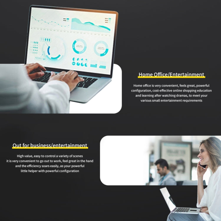 14.1 inch Portable Laptop, 6GB+256GB, Windows 11 Intel Celeron N4000 Dual Core, EU Plug - Others by buy2fix | Online Shopping UK | buy2fix