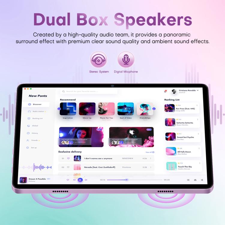 Pad 9 Ultra 10.1 inch 3G Phone Call Tablet PC, 2GB+32GB, Android 10 MTK6737 Quad Core, US Plug (Purple) - 10.1 inch by buy2fix | Online Shopping UK | buy2fix