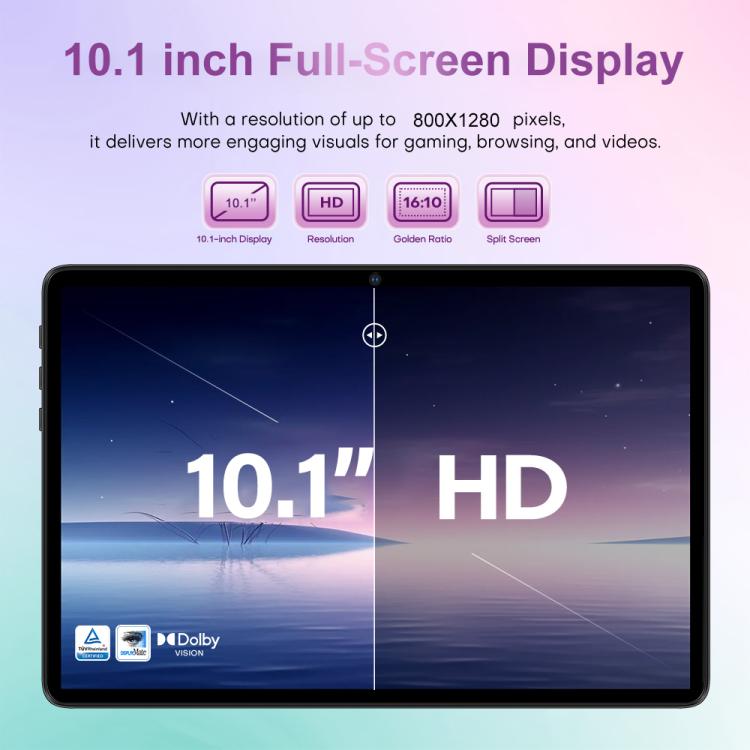 Pad 9 Ultra 10.1 inch 3G Phone Call Tablet PC, 2GB+32GB, Android 10 MTK6737 Quad Core, AU Plug (Black) - 10.1 inch by buy2fix | Online Shopping UK | buy2fix