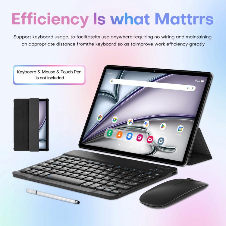Pad 8 Pro 10.1 inch 4G LTE Tablet PC Combo Set, 4GB+32GB, Android 10 MT6755 Octa Core, with Keyboard / Mouse / Leather Case, UK Plug (Black) - 10.1 inch by buy2fix | Online Shopping UK | buy2fix