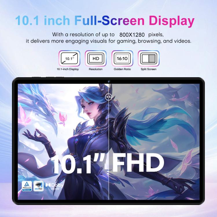 Pad 9 Pro 10.1 inch 4G LTE Tablet PC Combo Set, 4GB+32GB, Android 10 MT6755 Octa Core, with Keyboard / Mouse / Leather Case, EU Plug (Purple) - 10.1 inch by buy2fix | Online Shopping UK | buy2fix