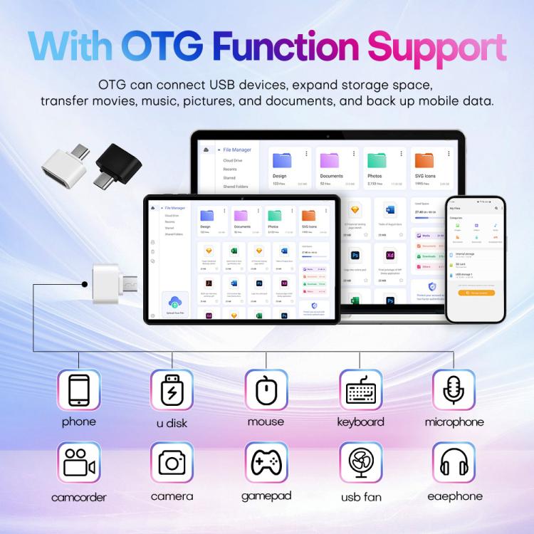 Pad 9 Pro 10.1 inch 4G LTE Tablet PC Combo Set, 4GB+32GB, Android 10 MT6755 Octa Core, with Keyboard / Mouse / Leather Case, AU Plug (Purple) - 10.1 inch by buy2fix | Online Shopping UK | buy2fix