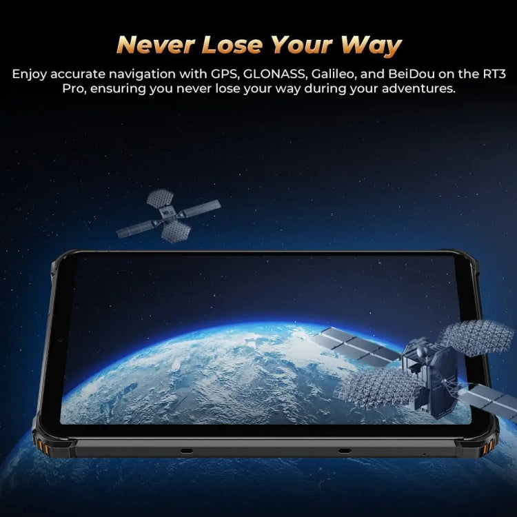 OUKITEL RT3 Pro 4G Network IP68/IP69K Rugged Tablet, 4GB+128GB, 8.0 inch Android 14 MediaTek G81 Octa-Core Support Dual SIM, EU Plug (Green) - Other by OUKITEL | Online Shopping UK | buy2fix