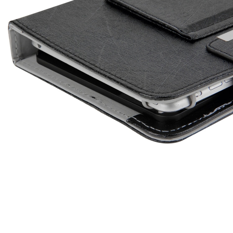 Universal Detachable Magnetic Bluetooth Keyboard Leather Case with Touchpad & Holder for 7 inch IOS & Android & Windows Tablet PC(Black) by buy2fix