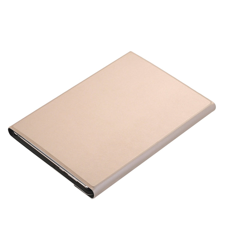 Detachable Bluetooth Keyboard Ultrathin Horizontal Flip Leather Tablet Case for Huawei MediaPad M5 / M5 Pro 10.8 inch, with Holder(Gold) - Huawei Keyboard by buy2fix | Online Shopping UK | buy2fix