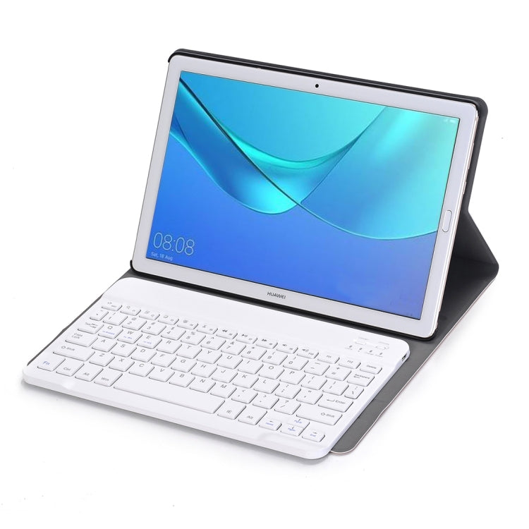 Detachable Bluetooth Keyboard Ultrathin Horizontal Flip Leather Tablet Case for Huawei MediaPad M5 / M5 Pro 10.8 inch, with Holder(Gold) - Huawei Keyboard by buy2fix | Online Shopping UK | buy2fix