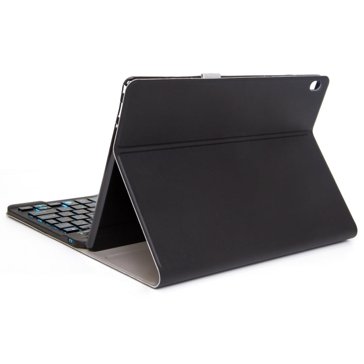 DY-P10-S 2 in 1 Removable Bluetooth Keyboard + Protective Leather Tablet Case with Backlight & Holder for Lenovo Tab P10 10.1 inch(Black) by buy2fix