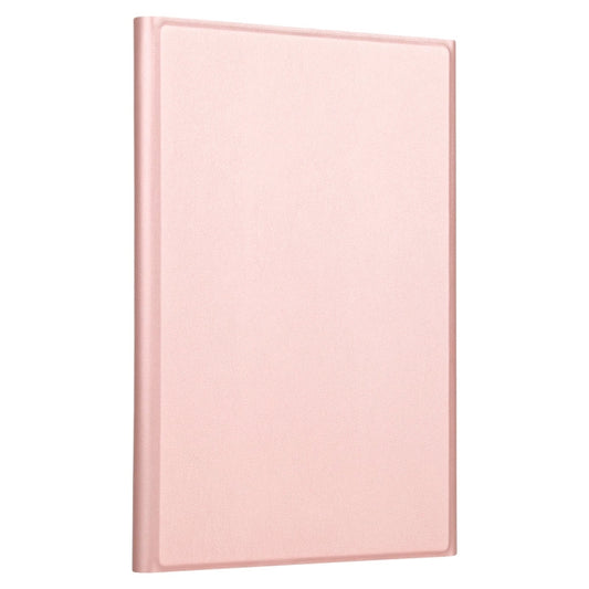 AM10 2 in 1 Removable Bluetooth Keyboard + Protective Leather Tablet Case with Holder for Lenovo M10 FHD Plus 10.3 inch(Rose Gold) by buy2fix