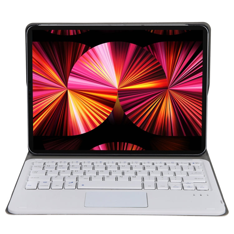 A11-A 2 in 1 Removable Bluetooth Keyboard + Protective Leather Tablet Case with Touchpad & Holder for iPad Pro 11 2022 / 2021 / Air 5 / Air 4(Rose Gold) - For iPad Pro by buy2fix | Online Shopping UK | buy2fix