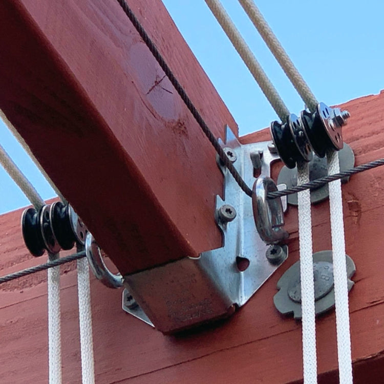 2 PCS 316 Stainless Steel Yacht Pulley by buy2fix