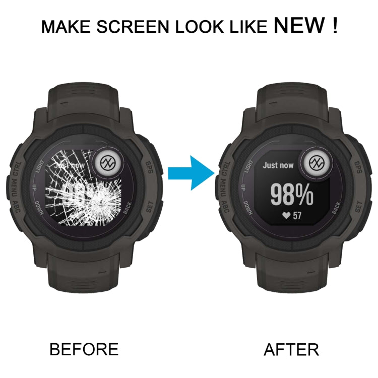 For Garmin Instinct Original LCD Screen with Digitizer Full Assembly(Blue) - For Garmin by buy2fix | Online Shopping UK | buy2fix