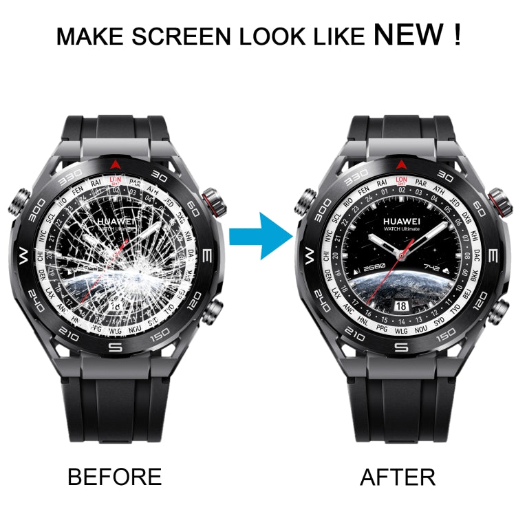 For Huawei Watch Ultimate Original LCD Screen Digitizer Full Assembly with Frame (Silver) - For Huawei by buy2fix | Online Shopping UK | buy2fix