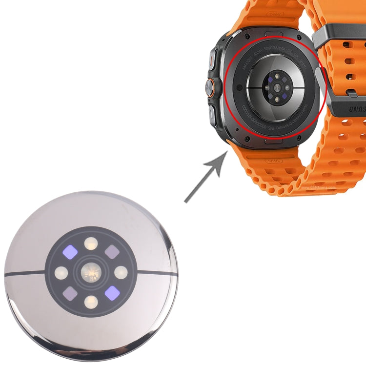 For Samsung Galaxy Watch Ultra SM-L705 Original Glass Back Cover with Heart Rate - Back Cover by buy2fix | Online Shopping UK | buy2fix