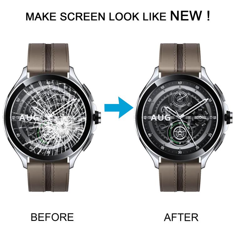 For Xiaomi Watch 2 Pro Original LCD Screen with Frame (Silver) by buy2fix
