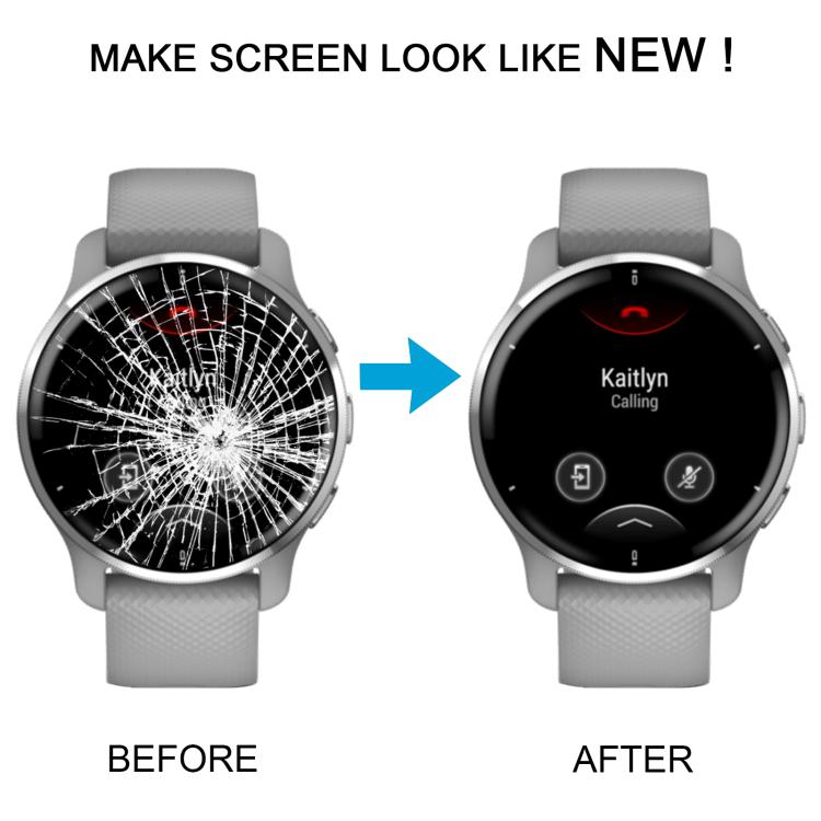 For Garmin Venu 2 Plus Original LCD Screen with Digitizer Full Assembly (Silver) - For Garmin by buy2fix | Online Shopping UK | buy2fix