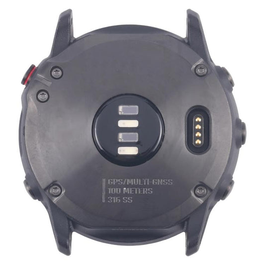 For Garmin Fenix 6x Original Disassembled Back Cover(Black) - For Garmin by buy2fix | Online Shopping UK | buy2fix