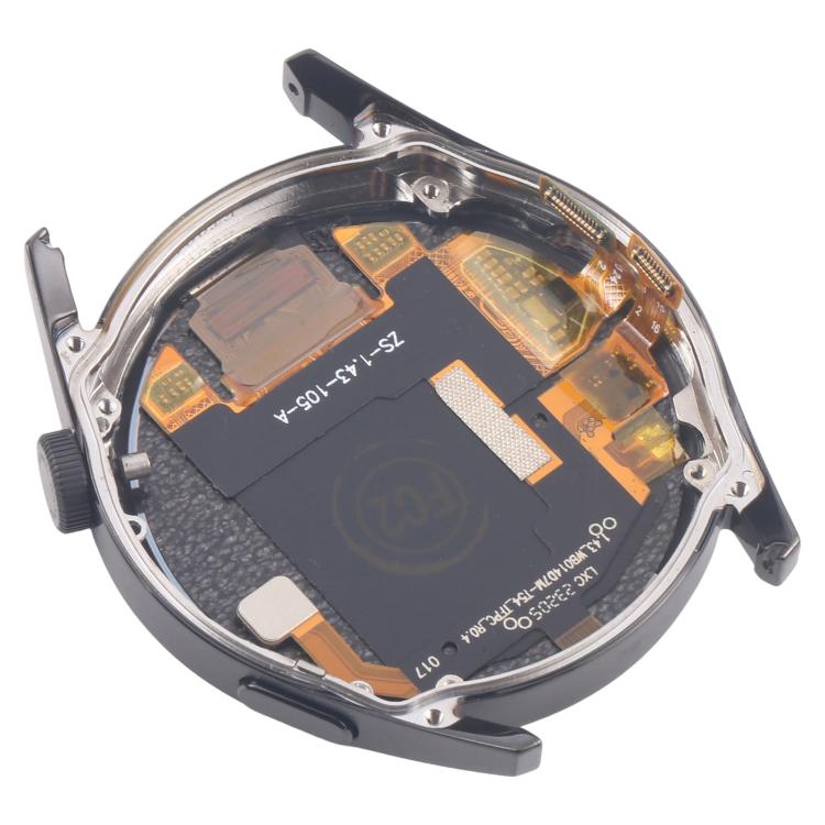 For Huawei Watch GT 3 46mm JPT-B19 Dual Cable LCD Screen Digitizer Full Assembly with Frame (Black) - For Huawei by buy2fix | Online Shopping UK | buy2fix