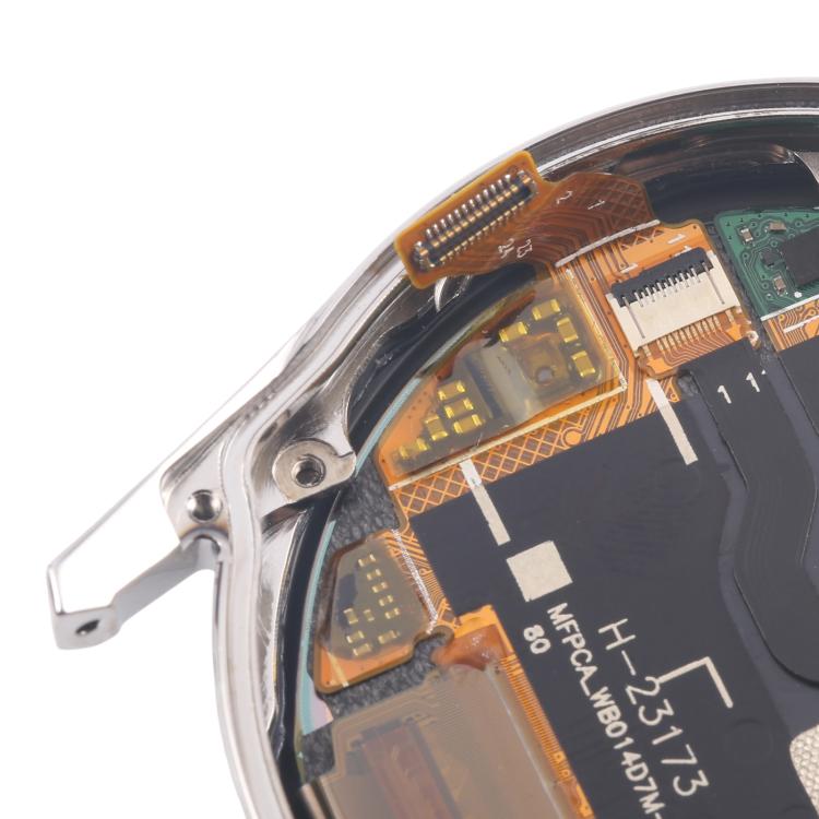 For Huawei Watch GT 3 46mm JPT-B29 Single Cable LCD Screen Digitizer Full Assembly with Frame (Silver) - For Huawei by buy2fix | Online Shopping UK | buy2fix