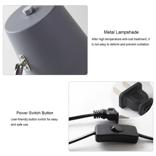 LED Eye-caring Table Lamp Modern Creative Minimalist Bedroom Bedside Lamp Student Study Table Lamp (Green) by YWXLight