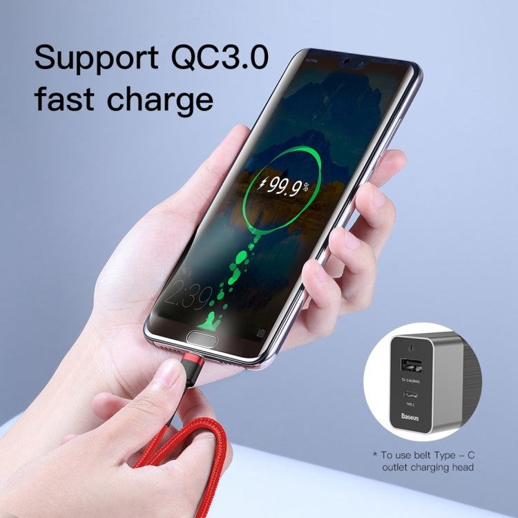 Baseus CATKLF-H09 Cafule Series USB-C / Type-C PD 2.0 60W Flash Charge Cable, Cable Length: 2m - USB-C & Type-C Cable by Baseus | Online Shopping UK | buy2fix