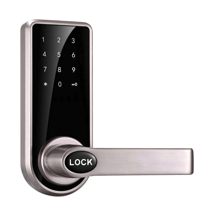 OS8818 Password + Key + Sensor Card Zinc Alloy Electronic Door Lock Touch Screen Electronic Code Lock - Door Lock by buy2fix | Online Shopping UK | buy2fix