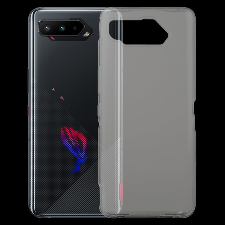For Asus ROG Phone 5 0.75mm Ultra-thin Transparent TPU Soft Protective Case - ASUS Cases by buy2fix | Online Shopping UK | buy2fix