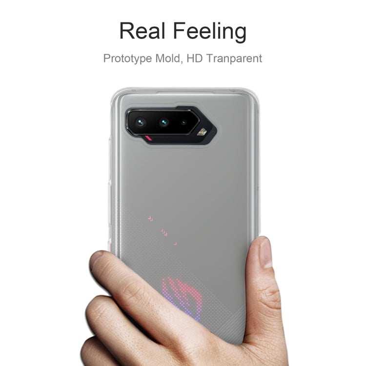 For Asus ROG Phone 5 0.75mm Ultra-thin Transparent TPU Soft Protective Case - ASUS Cases by buy2fix | Online Shopping UK | buy2fix
