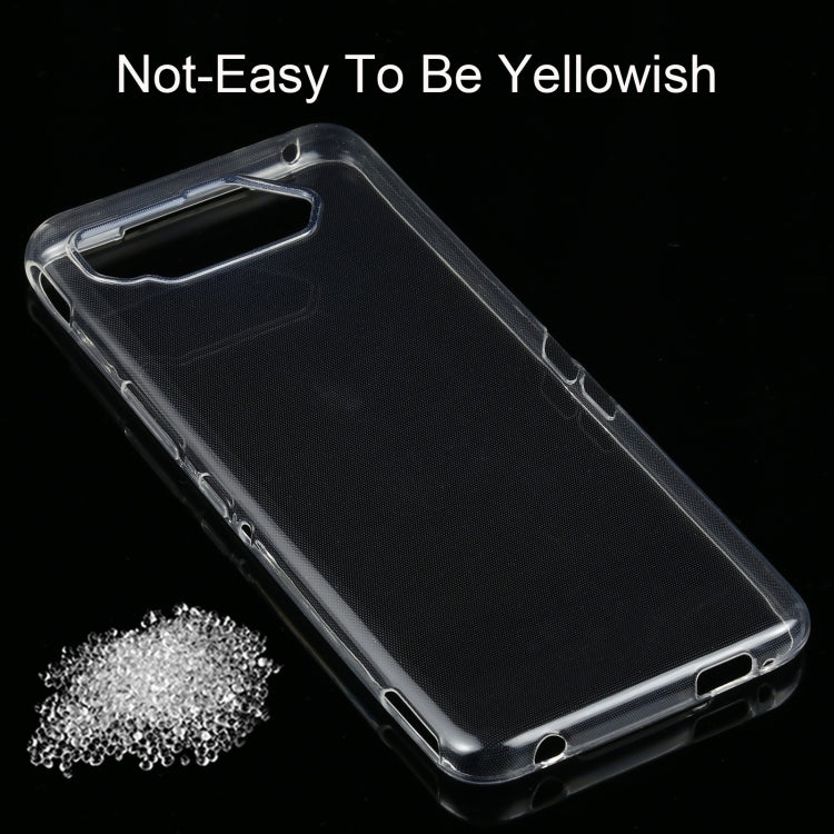 For Asus ROG Phone 5 0.75mm Ultra-thin Transparent TPU Soft Protective Case - ASUS Cases by buy2fix | Online Shopping UK | buy2fix