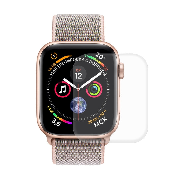 ENKAY Hat-Prince 2 in 1 TPU Semi-clad Protective Shell + 3D Full Screen PET Curved Heat Bending HD Screen Protector for Apple Watch Series 6 / 5 / 4 / SE3 / 2 / 1 40mm(Black) by ENKAY