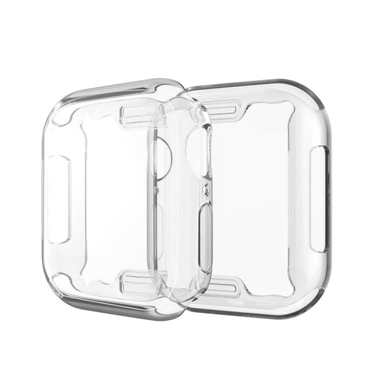 Full Coverage Plating TPU Case For Apple Watch Series 6 / 5 / 4 / Watch SE 40mm(Silver) by buy2fix