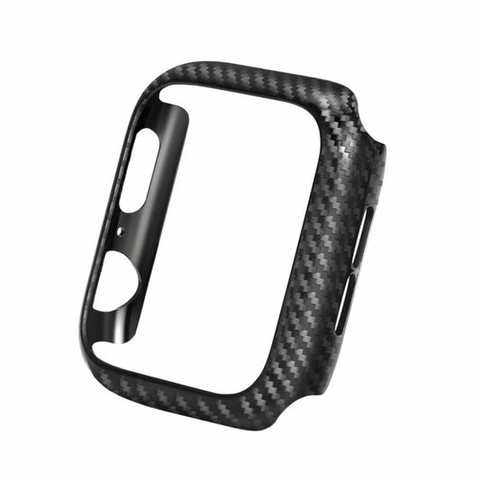 Genuine Leather Carbon Fiber Strap + Frame for Apple Watch Series 3 & 2 & 1 38mm by buy2fix