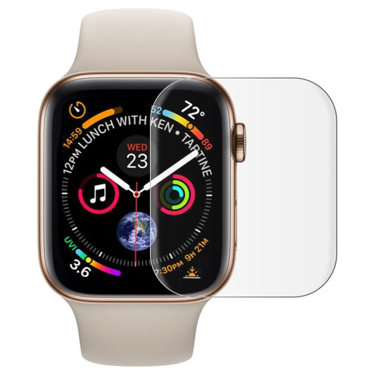 For Apple Watch Series 6 / 5 / 4 / Watch SE 44mm Soft PET Film Full Cover Screen Protector(Transparent) by buy2fix