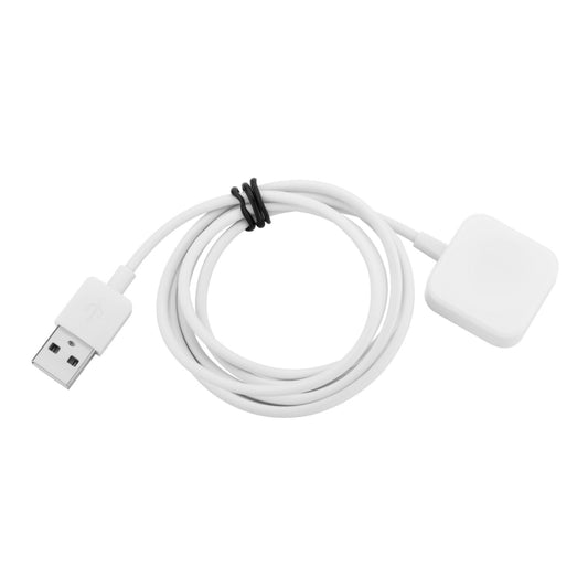 1m Square Magnetic Fast Charger USB Charging Cable for Watch Apple Series Ultra/8/7/6/SE/SE2/5/4/3/2 (White) by buy2fix