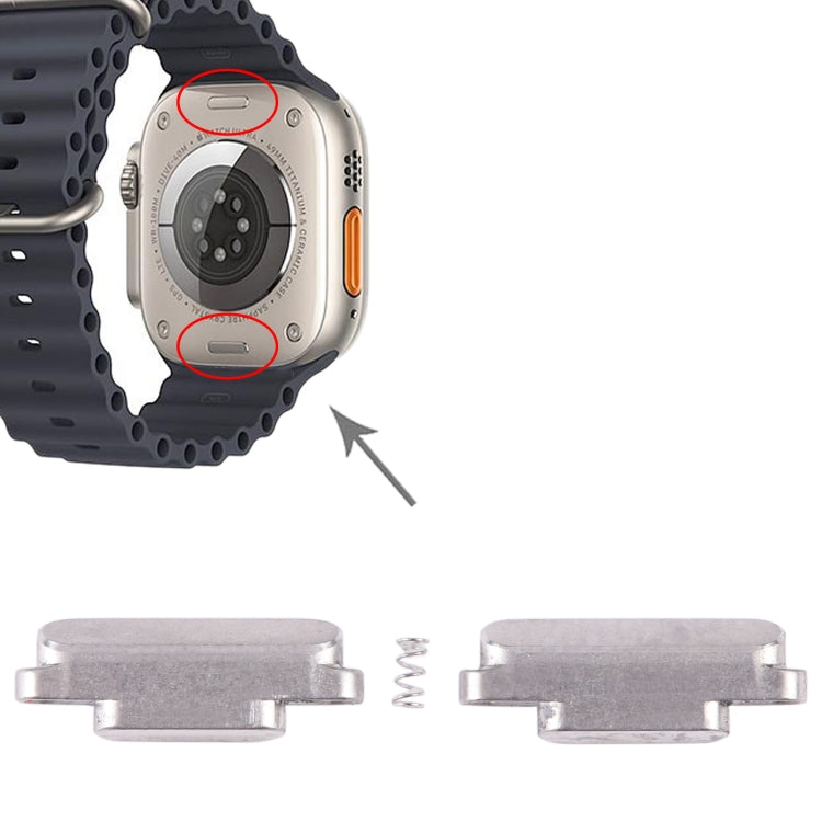 1 Pair Power Button Upper/Lower Clips for Apple Watch Ultra 49mm - Other Parts by buy2fix | Online Shopping UK | buy2fix