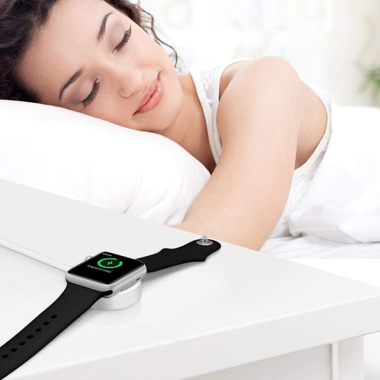 1m Type-C Universal Portable Magnetic Wireless Charger for Apple Watch Ultra & Ultra 2 & Series 9 & 8 & 7 & 6 & 5 & 4 & 3 & 2(White) by buy2fix