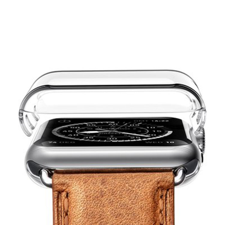 For Apple Watch Series 6 / 5 / 4 / Watch SE 44mm Full Coverage PC Case(Transparent) by buy2fix
