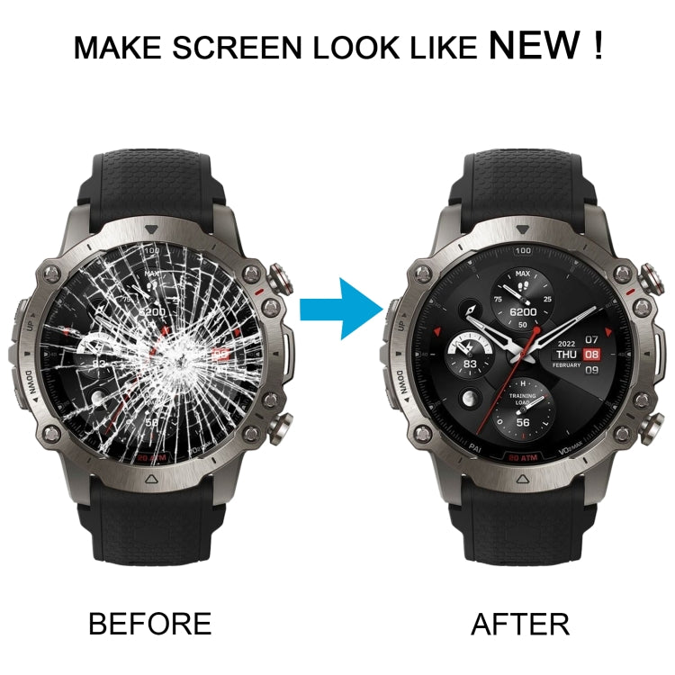 For Amazfit Falcon Original LCD Screen with Digitizer Full Assembly (White) - For Amazfit by buy2fix | Online Shopping UK | buy2fix