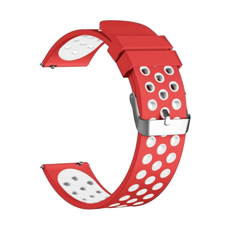 For Fitbit Versa Simple Fashion Silicone Watch Band(Red) - Watch Bands by buy2fix | Online Shopping UK | buy2fix