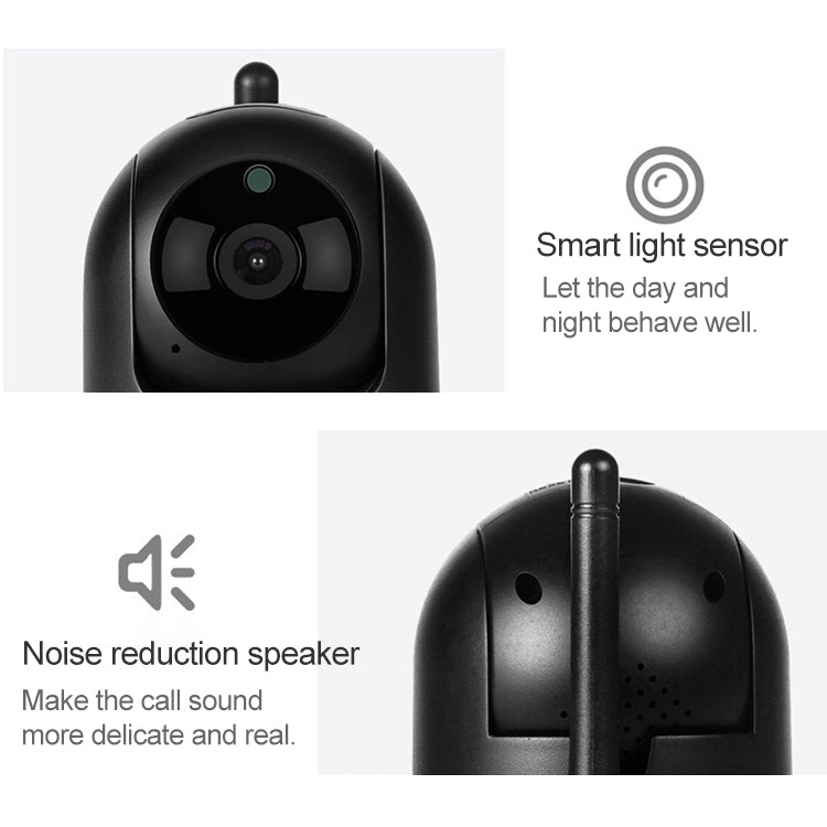 SECTEC IL-HIP291G-2M-AI Black Camera Indoor Home Wireless Wifi Intelligent Automatic Tracking HD Network Surveillance Camera - Wireless Camera by buy2fix | Online Shopping UK | buy2fix